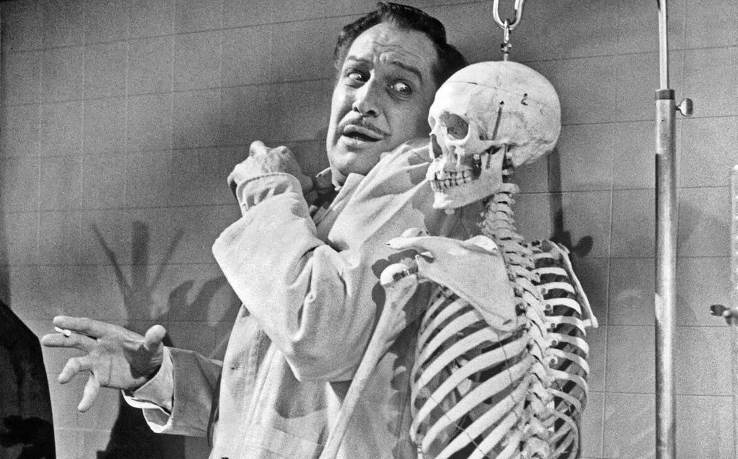 Still from the 1959 film The Tingler of Vincent Price