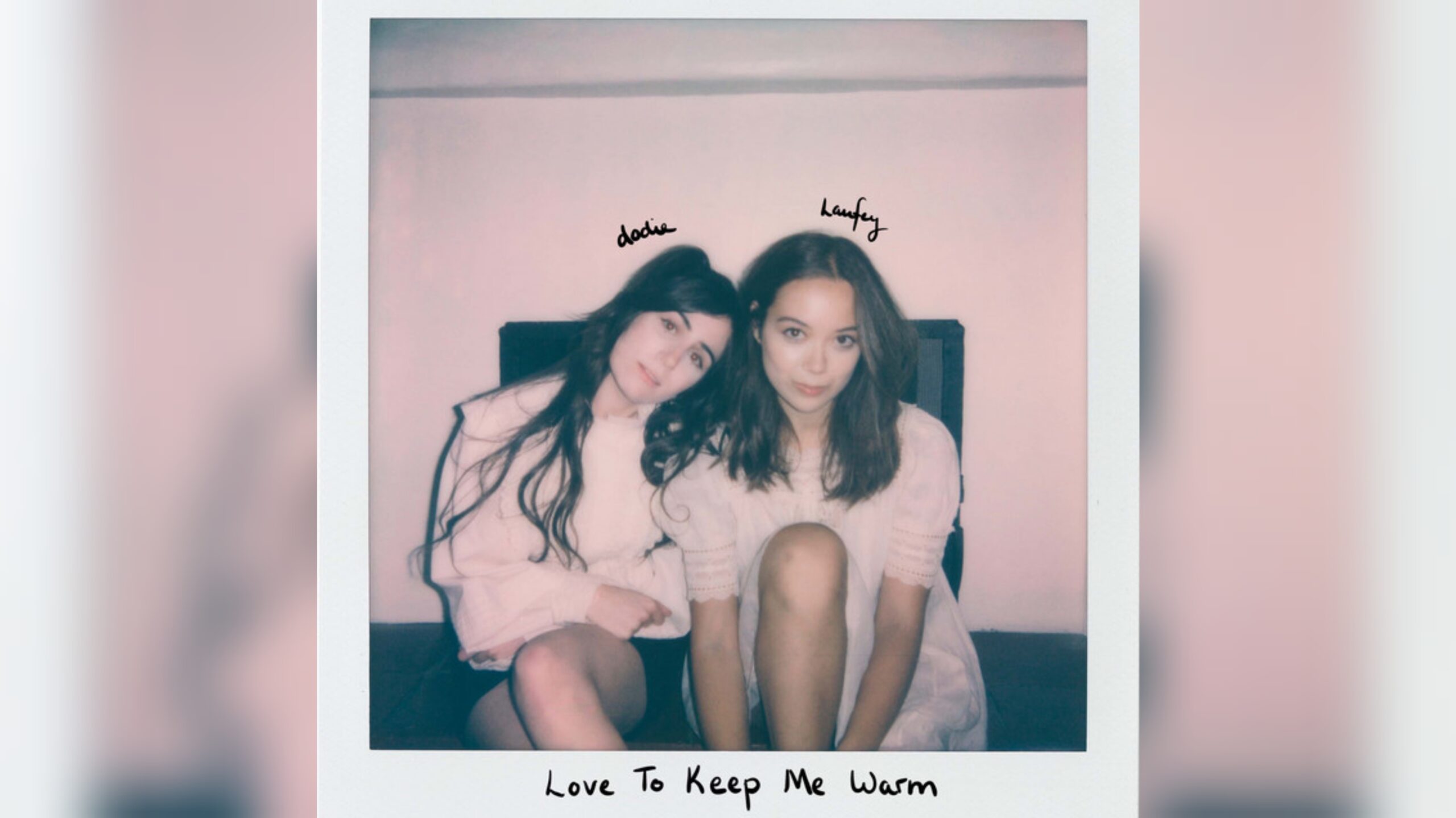 Cover for the single "Love to Keep Me Warm" by Laufey and Dodie