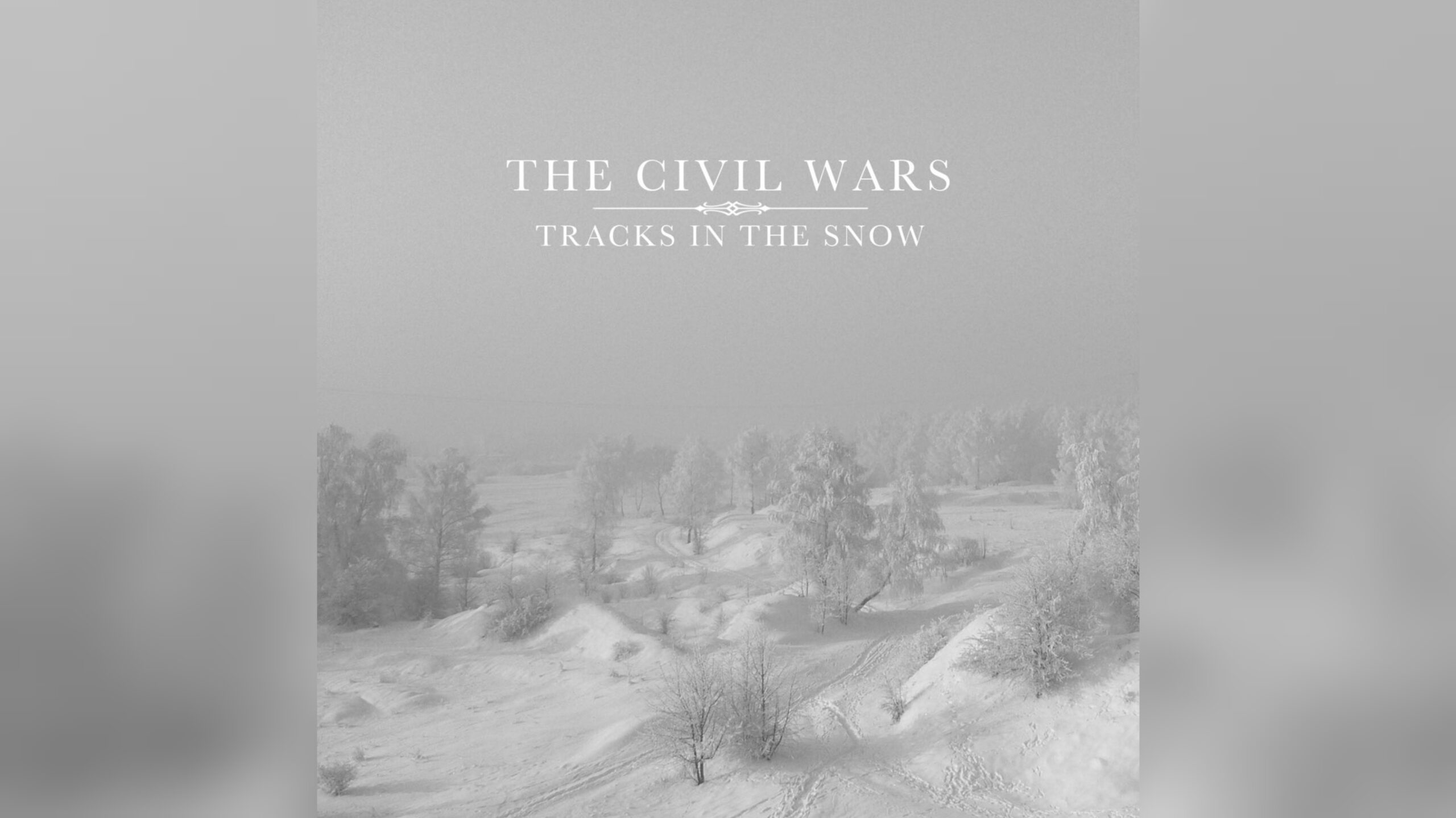The cover for the EP "Tracks in the Snow" by The Civil Wars