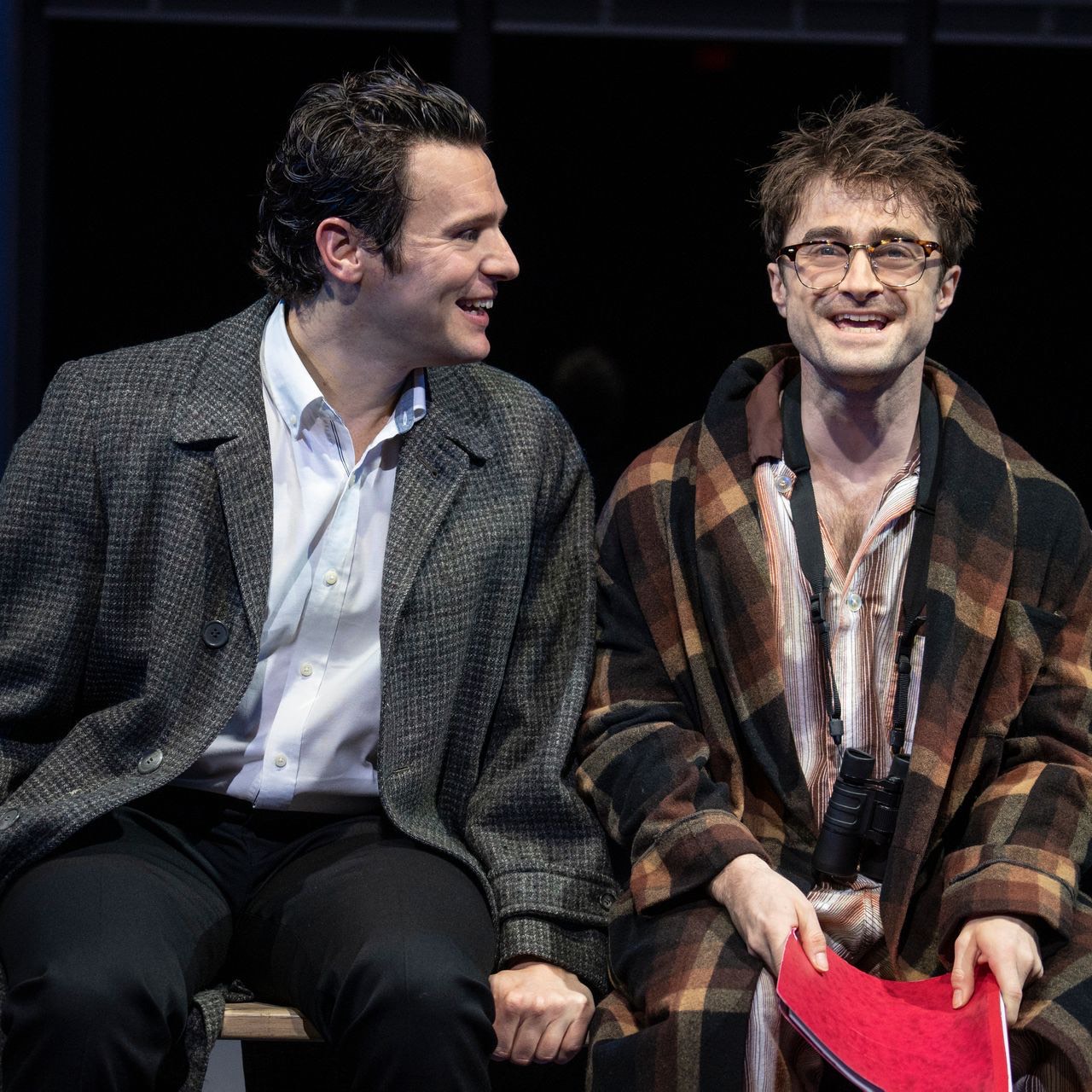 Jonathan Groff and Daniel Radcliffe in Merrily We Roll Along 2023