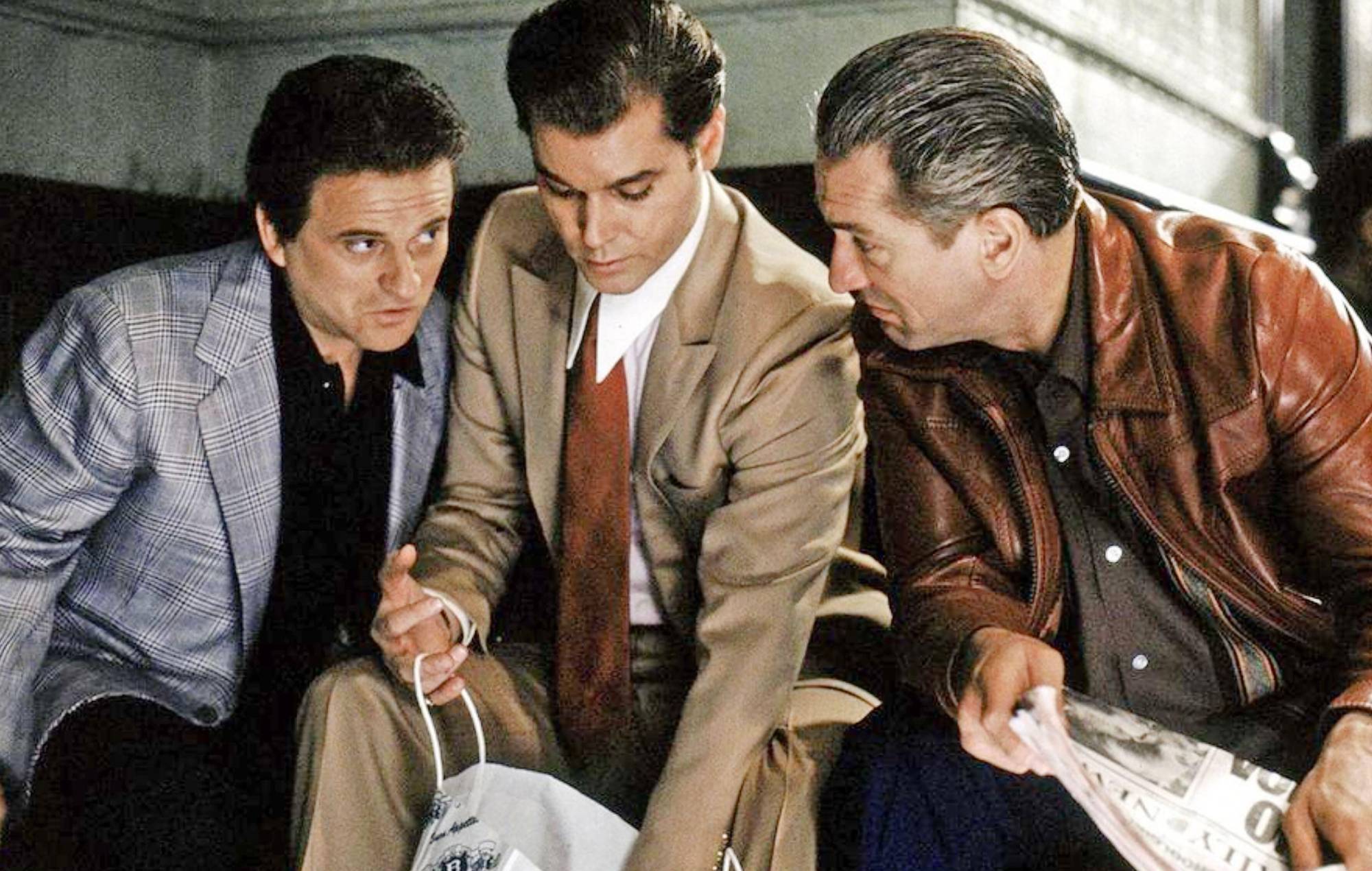 Joe Pesci, Ray Liotta, and Robert De Niro in Goodfellas