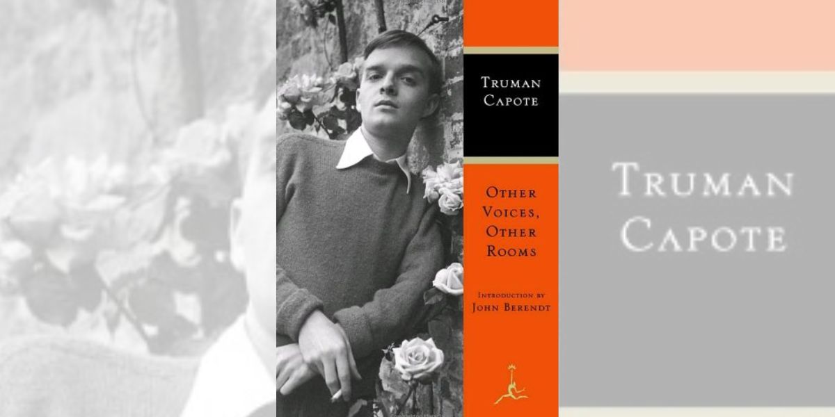 Young man on the cover of "Other Voices, Other Rooms."