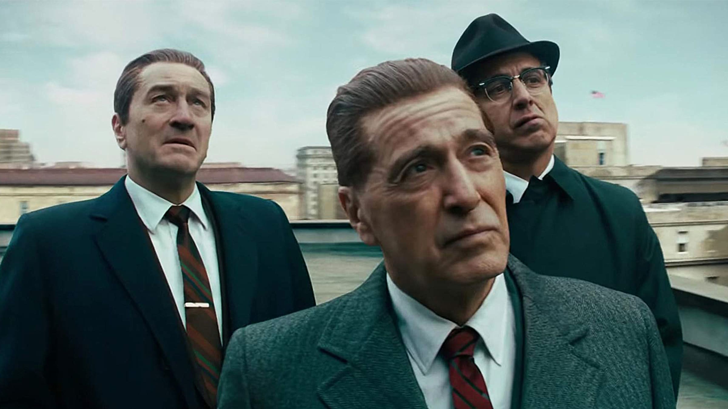 Robert De Niro, Al Pacino, and Ray Romano in The Irishman