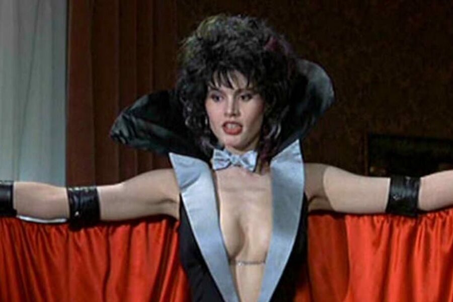 Geena Davis as a vampire.