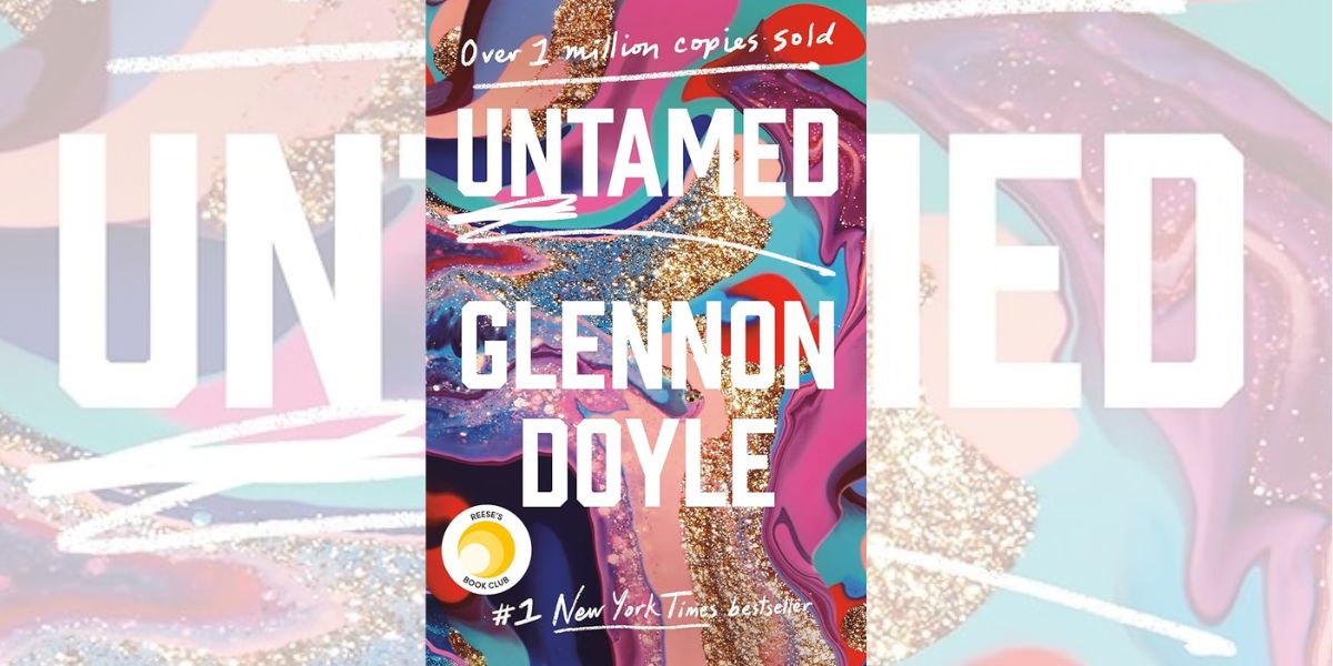 "Untamed" book cover with a colorful background.