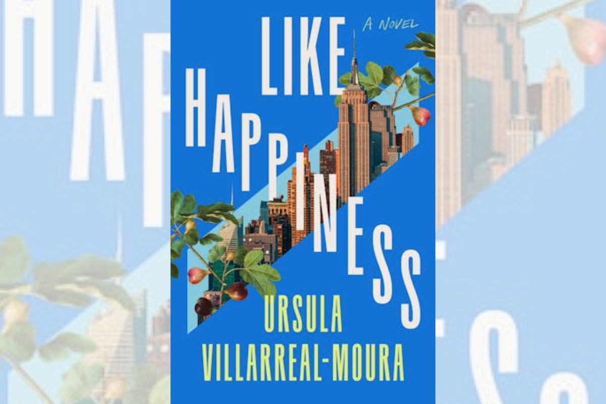 Book cover for "Like Happiness."