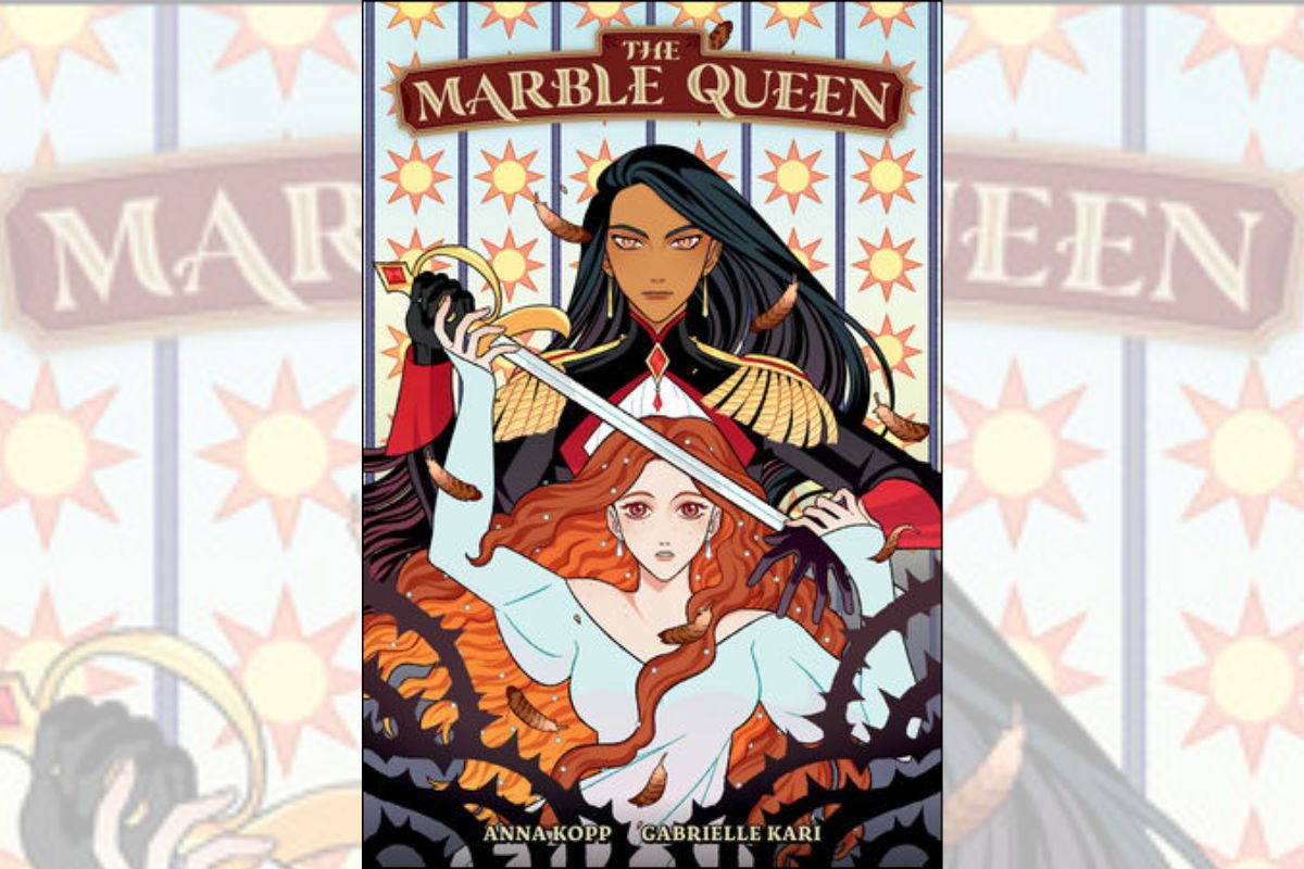 Book cover for "The Marbel Queen."