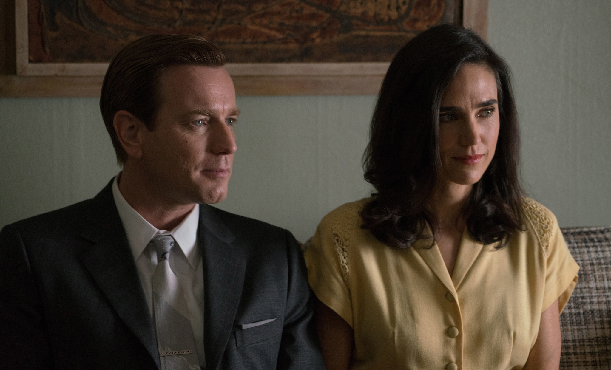 Ewan McGregor as Swede Levov and Jennifer Connelly as Dawn on American Pastoral