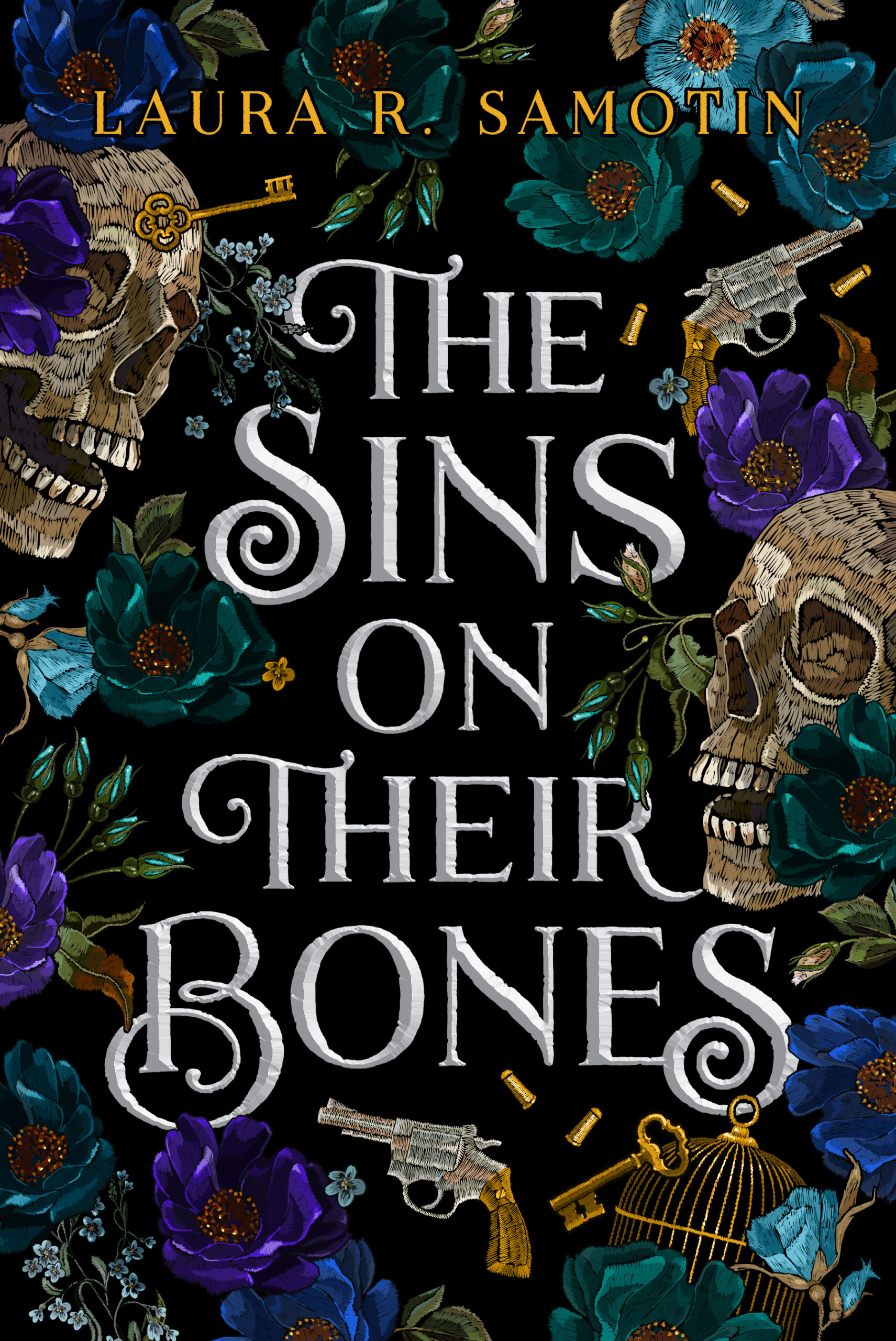 Cover art for The Sins on Their Bones by Laura R. Samotin.