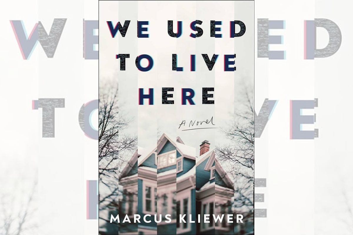 We Used to Live Here book cover with a house among trees.