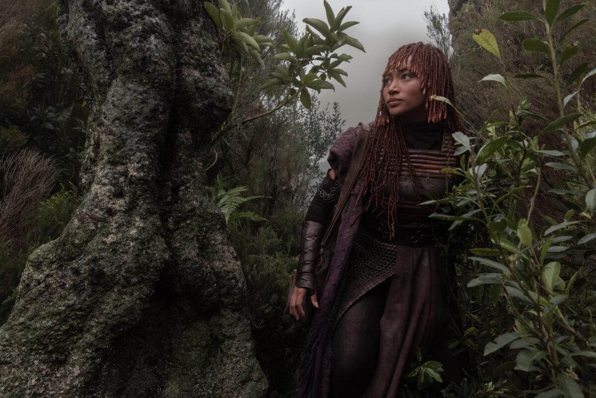 Mae Aniseya (Amandla Stenberg) in Lucasfilm's THE ACOLYTE, season one, exclusively on Disney+. ©2024 Lucasfilm Ltd. & TM. All Rights Reserved.