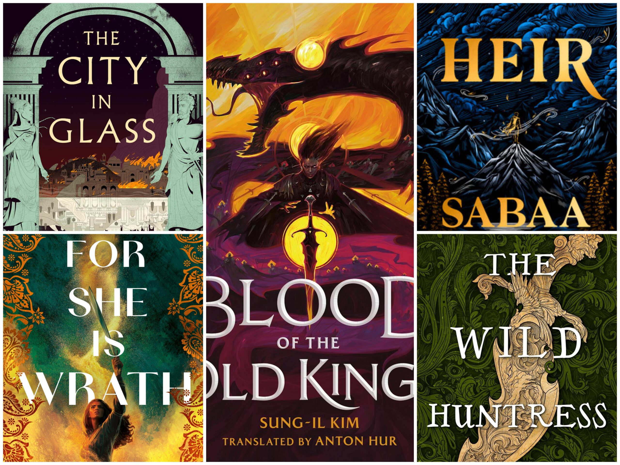 5 Fantasy Novels to Read in October For She is Wrath, Heir, The City in Glass