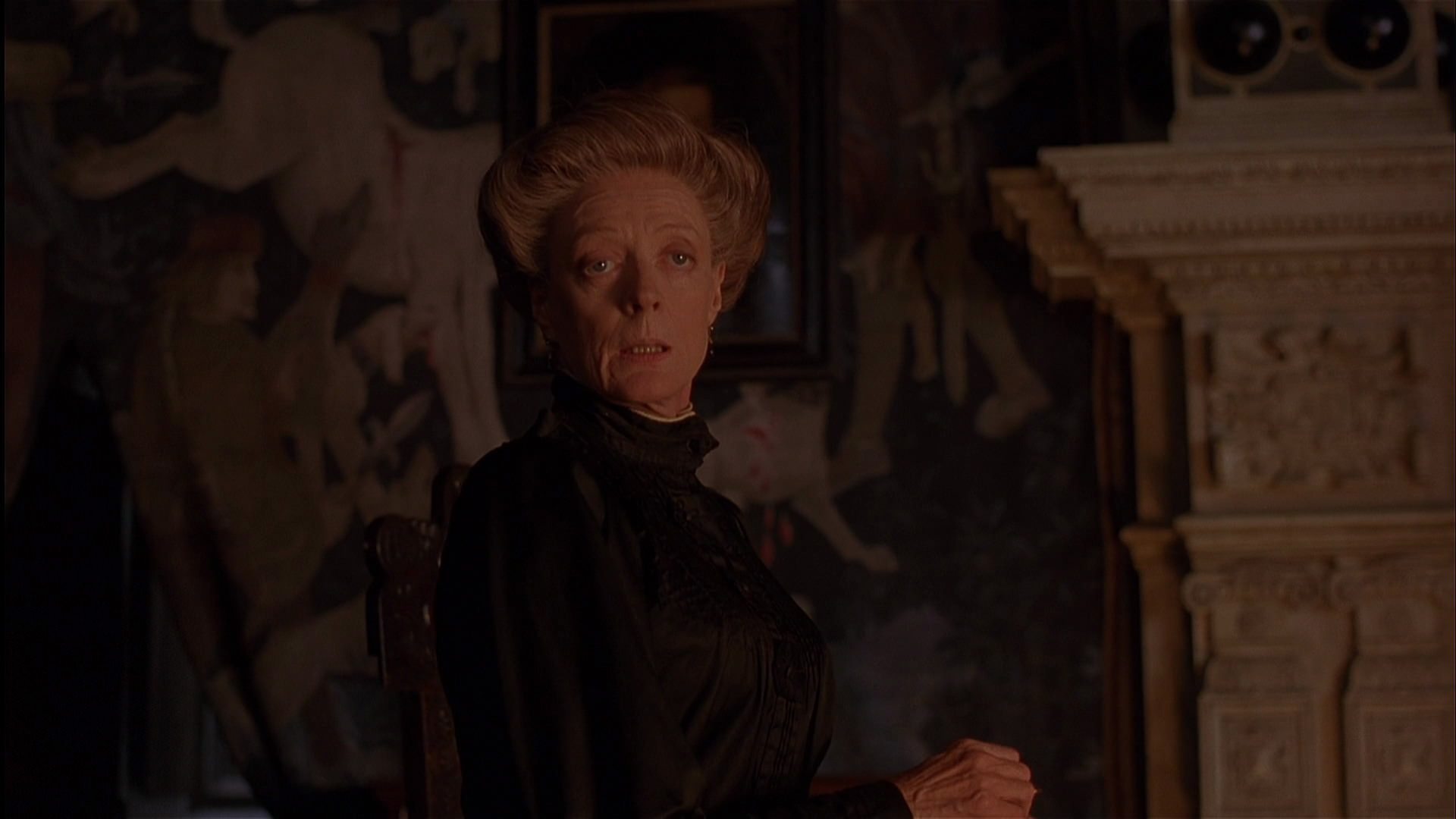 Still of Maggie Smith from The Secret Garden, 1993.