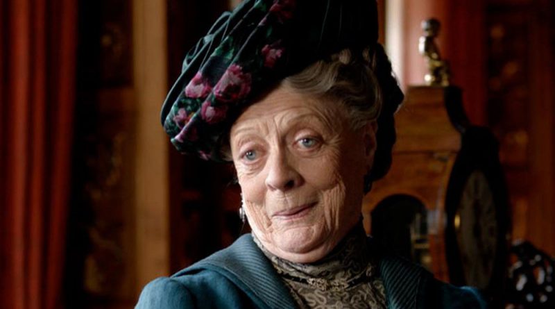 Still of Maggie Smith from Downton Abbey.