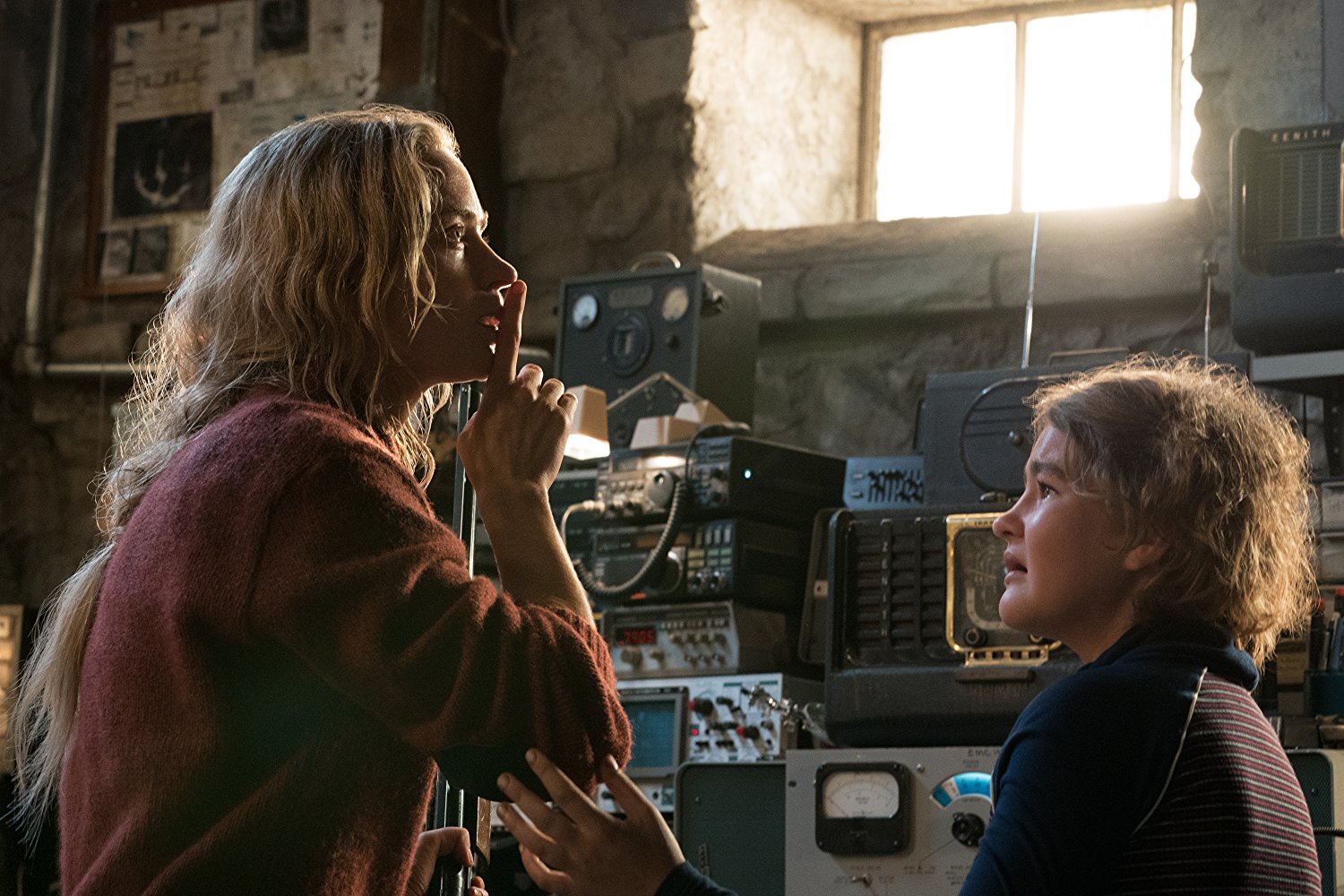 Emily Blunt and Milicent Simmonds from A Quiet Place 2018