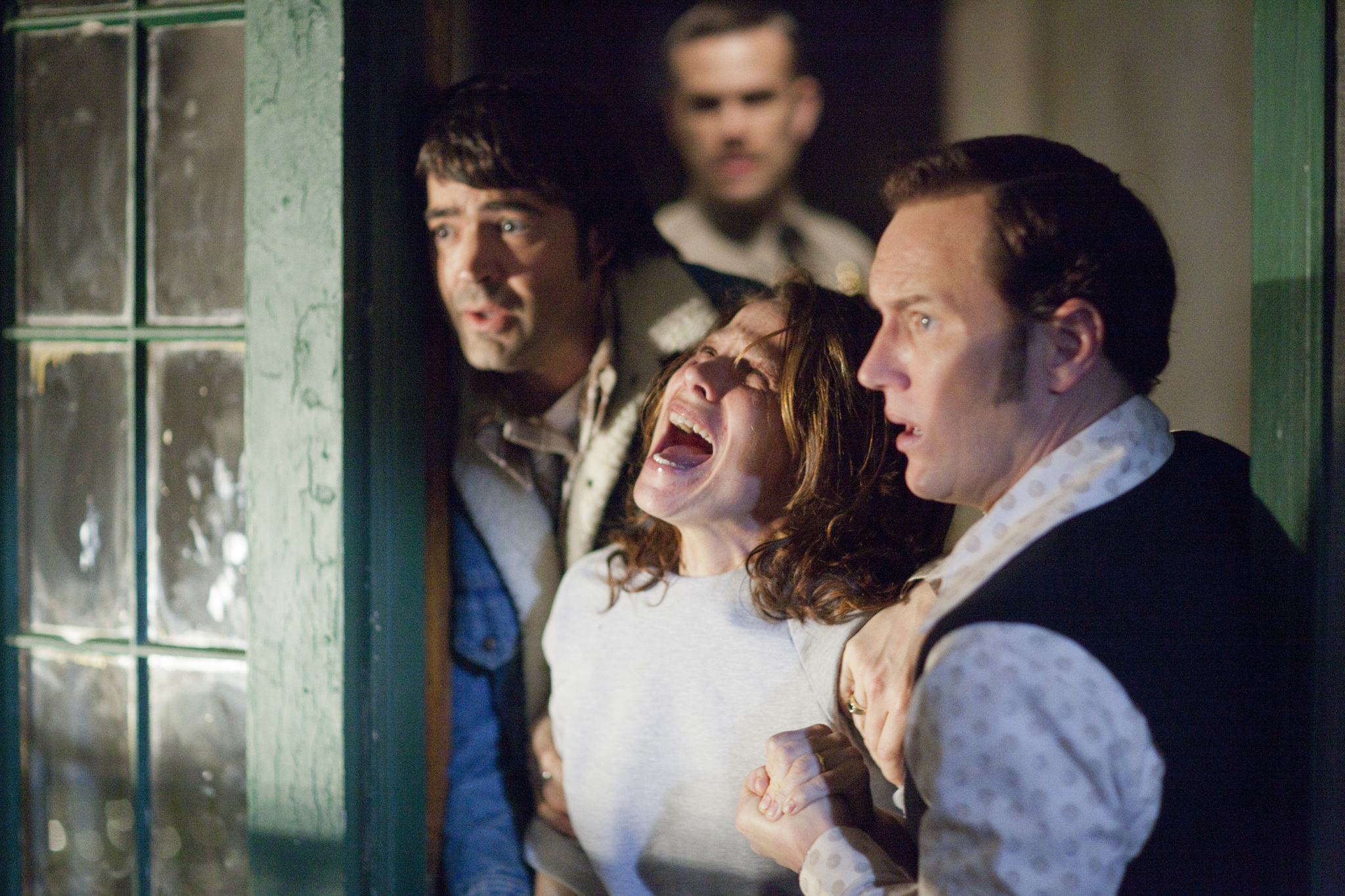 Patrick Wilson and Lily Taylor from The Conjuring 2013