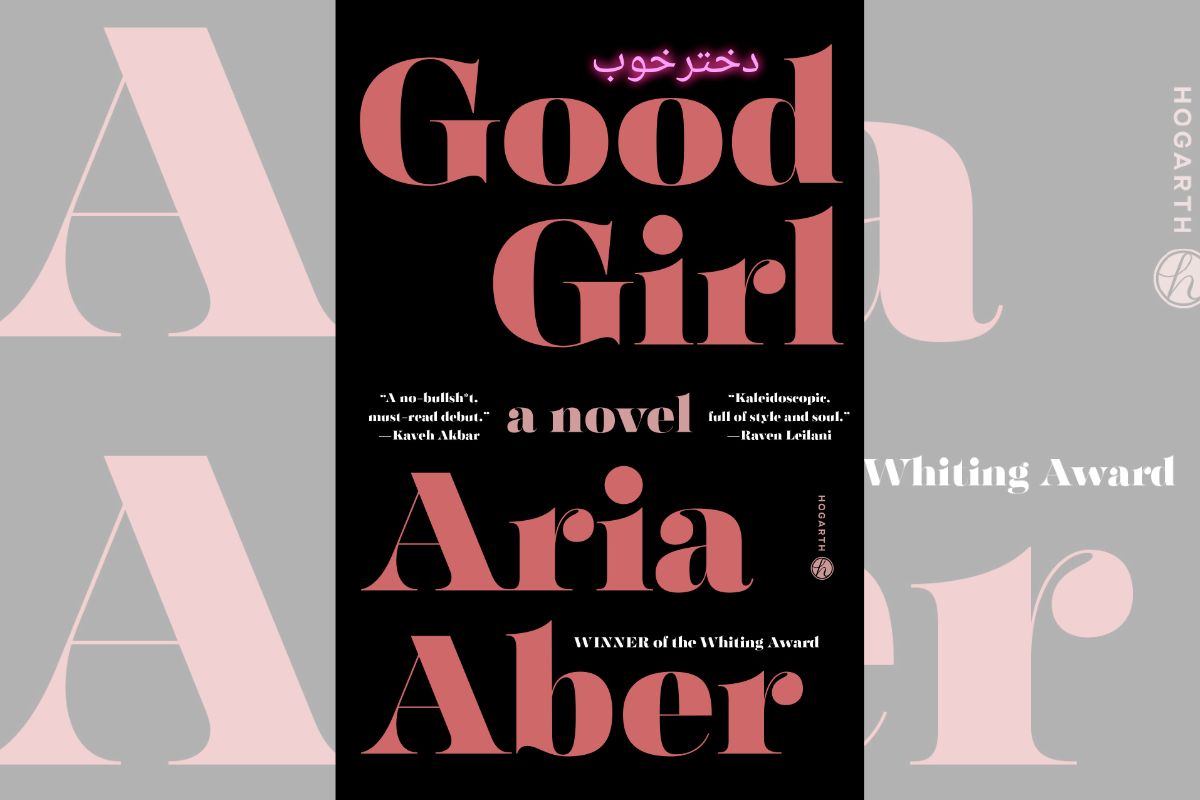 Book cover for "Good Girl" in black with pink letters.