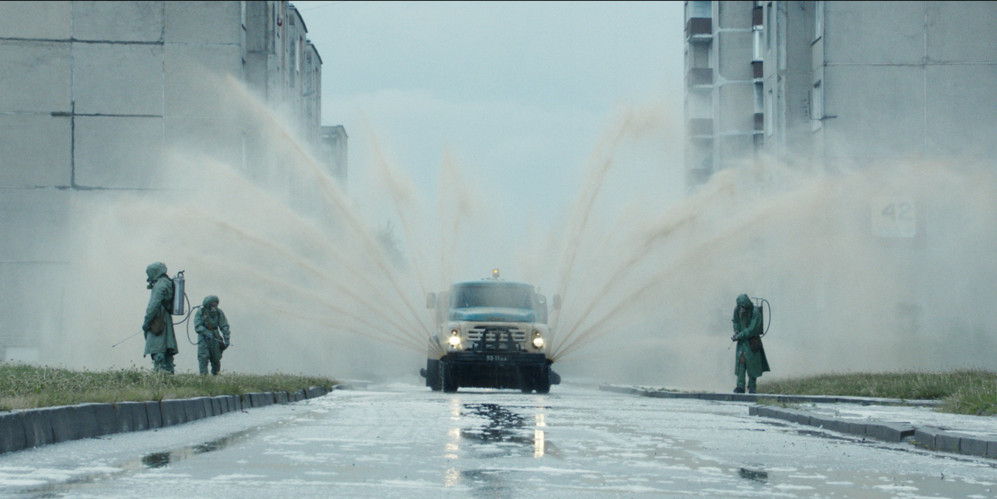 Aesthetic shot of Chernobyl on HBO