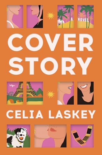 Book cover for "Cover Story" in orange.