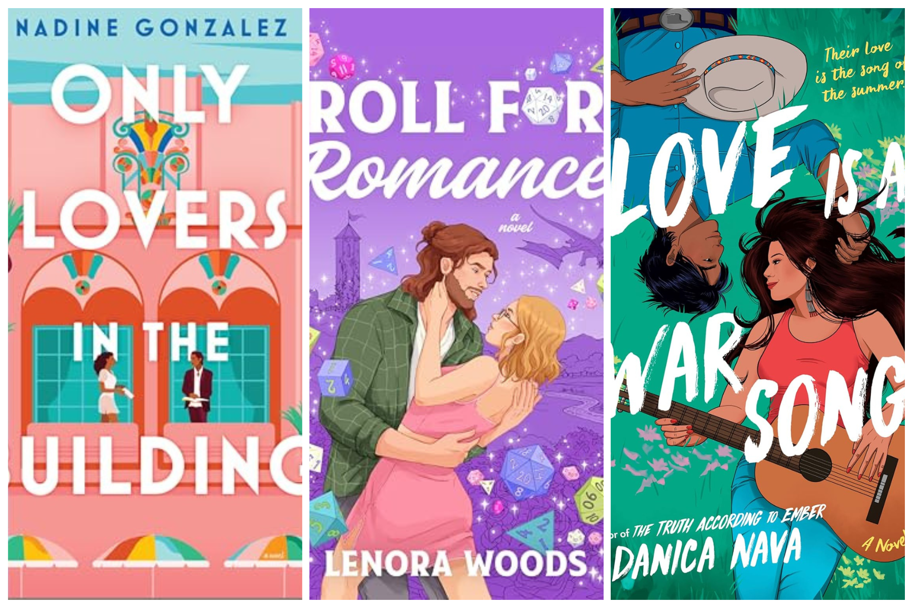 6 Romance Reads Releasing in July: Only Lovers in the Building, Love Is a War Song 