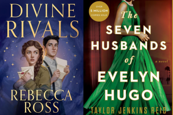 books to read before they become movies - Divine Rivals book cover and The Seven Husbands of Evelyn Hugo book cover