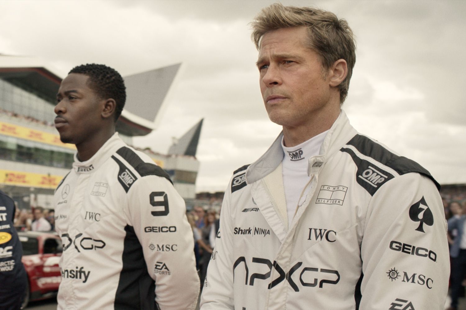 F1 The Movie Review: An Exhilarating Underdog Tale That Puts You On the Race Track Damson Idris and Brad Pitt - F1 The Movie