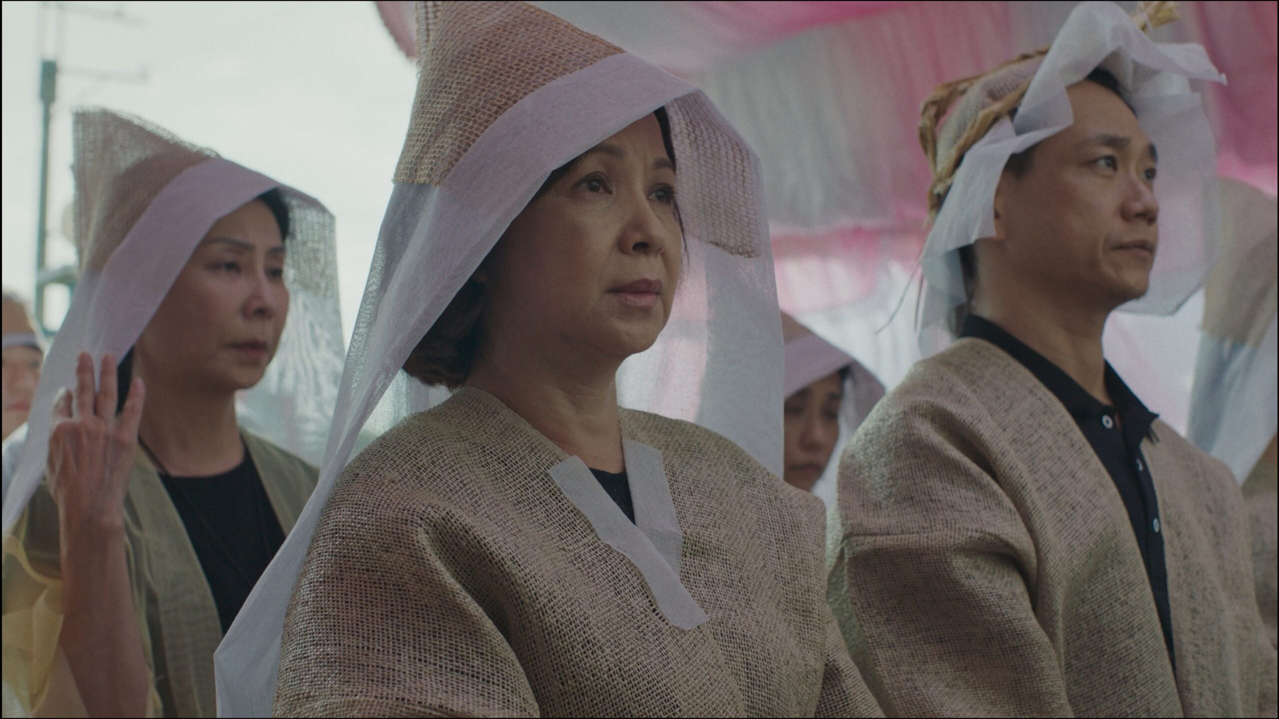 YuHan Tsai Discusses Her Short, DUA JI, Premiering at SXSW Still from Dua Ji with the sisters and brother at their mother funeral.