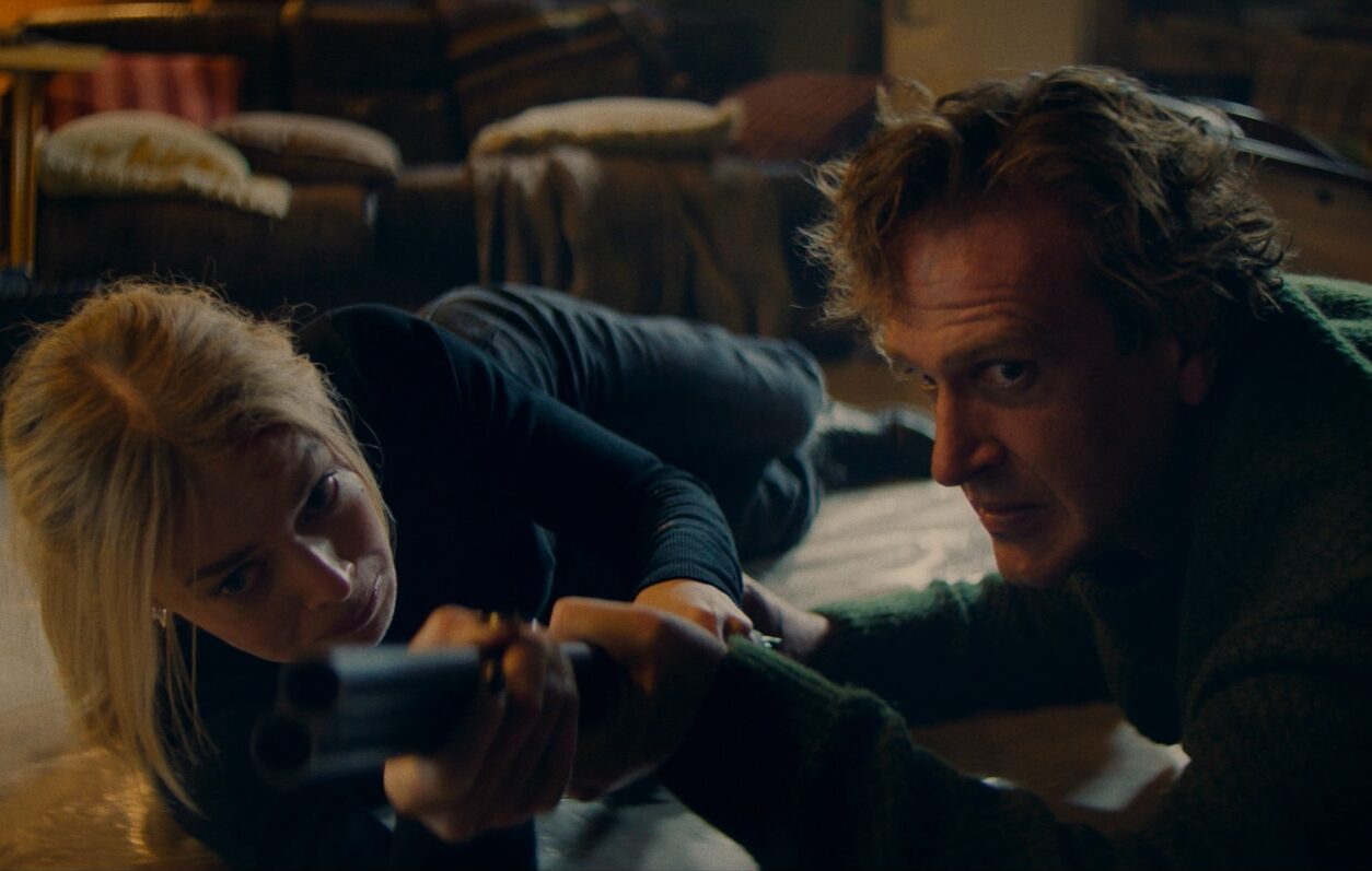 Over Your Dead Body Trailer Sees Samara Weaving and Jason Segel Surviving a Miserably Violent Vacation Over Your Dead Body - Courtesy of IFC