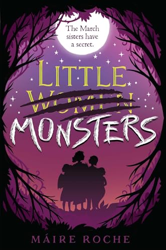 10 New LGBTQIA Books to Read This August: Survival Show, Natural Selection, and more Book cover for "Little Monsters" with three shadows standing among trees.