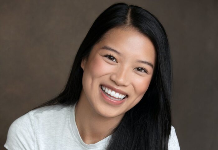 Kari Wong Talks All That She Wants—Interview Actress Kari Wong smiles while posing for a headshot
