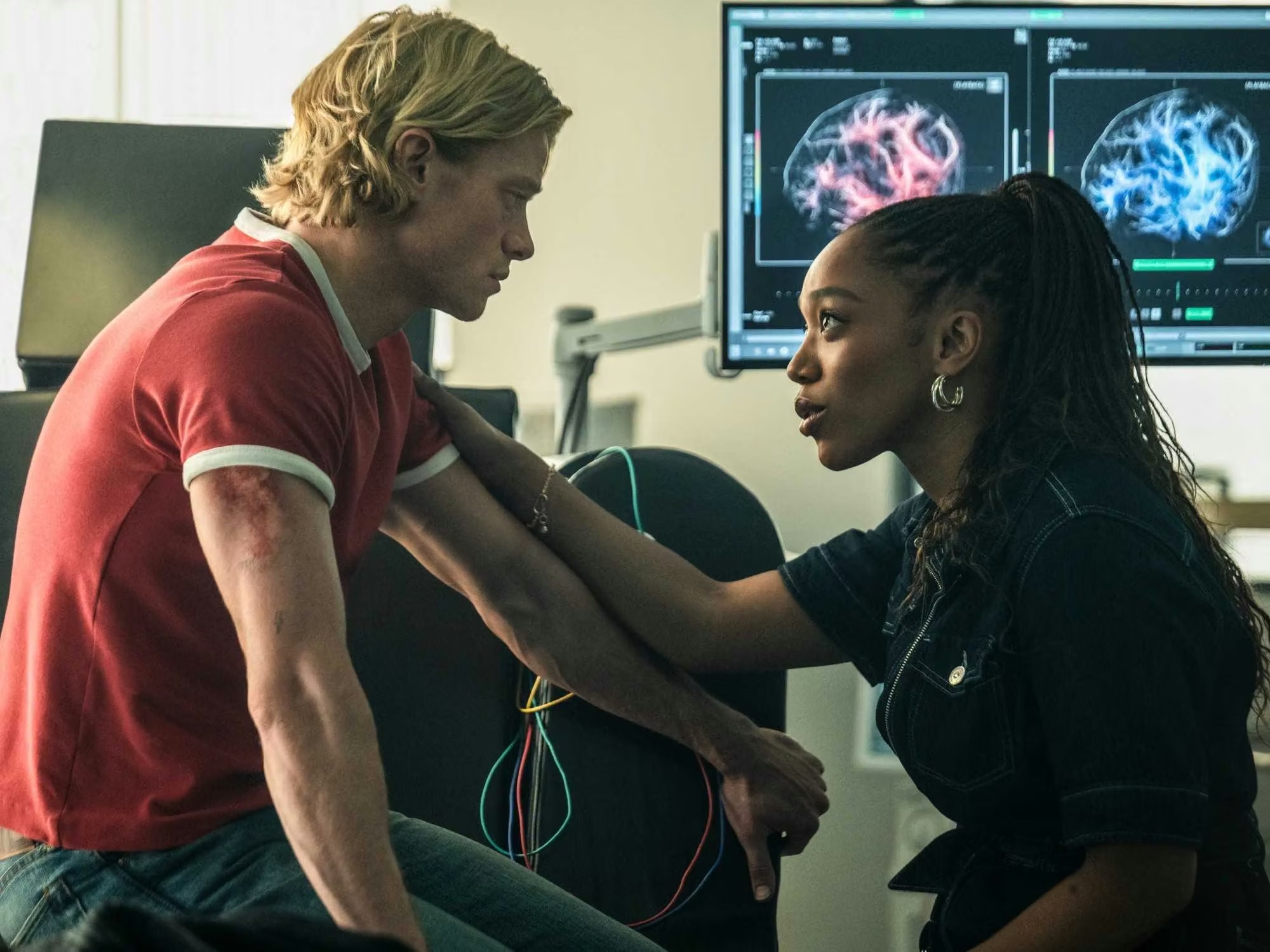 Clayface - Eulalie Magazine Clayface Review: An Imperfect, Tragic Origin Tale That Embraces The Horror Genre Tom Rhys Harries and Naomi Ackie in Clayface